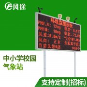 校園氣象站，讓學子“觀云測雨”